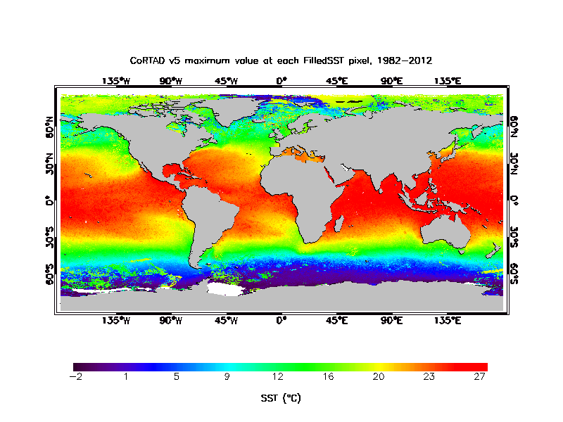 SST Maximum Climatology