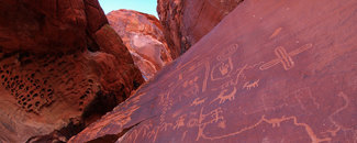 Picture of the Valley of Fire Sandstone in Nevada Picture of the Valley of Fire Sandstone in Nevada