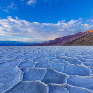 Badwater Basin in Death Valley National Park.