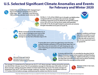 February 2020 U.S. Significant Events Map