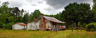 Picture of an old farm in rural Alabama Picture of an old farm in rural Alabama