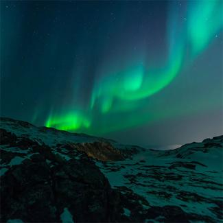 Image of green Northern Lights