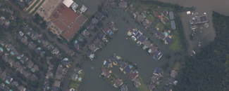 Aerial photo of flooding in west Houston due to Hurricane Harvey in 2017 Aerial photo of flooding in west Houston due to Hurricane Harvey in 2017