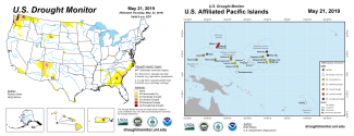U.S. Drought Monitor and U.S. Affiliated Pacific Islands Picture of U.S. Drought Monitor and U.S. Affiliated Pacific Islands