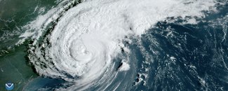 Satellite image of Hurricane Dorian from Sept 2019 Satellite image of Hurricane Dorian from Sept 2019