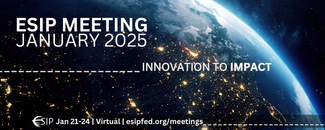 Photo of the globe with bright spots of industrial light and “ESIP Meeting, January 2025, Innovation to Impact, Jan 21–24, Virtual, esipfed.org/meetings” as a banner in the forefront. Photo of the globe with bright spots of industrial light and “ESIP Meeting, January 2025, Innovation to Impact, Jan 21–24, Virtual, esipfed.org/meetings” as a banner in the forefront.