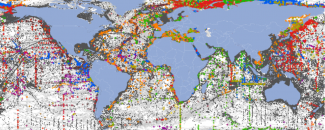 Image of global dbSEABED data from July 2015 by Instaar, University of Colorado Image of global dbSEABED data from July 2015 by Instaar, University of Colorado