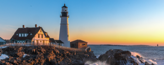 Picture of a lighthouse in Maine Picture of a lighthouse in Maine