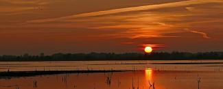 Picture of sunset over lake Picture of sunset over lake
