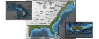 Coverage of NCEI's updated Coastal Relief Models (1 arc-second cell size or approx. 30 m) encompasses the U.S. Eastern Seaboard, Gulf of Mexico, Puerto Rico/U.S. Virgin Islands, and Hawaii. Coverage of NCEI's updated Coastal Relief Models (1 arc-second cell size or approx. 30 m) encompasses the U.S. Eastern Seaboard, Gulf of Mexico, Puerto Rico/U.S. Virgin Islands, and Hawaii.