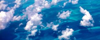 Image of clouds over blue ocean by NOAA Image of clouds over blue ocean by NOAA