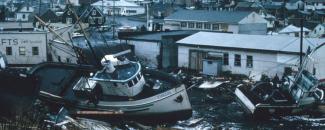 Great Alaska Earthquake destruction in Kodiak, Alaska Great Alaska Earthquake destruction in Kodiak, Alaska